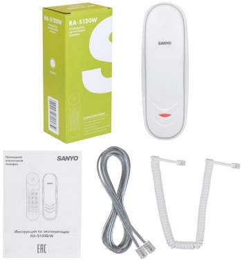 Телефон проводной Sanyo RA-S120W