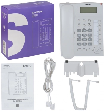 Телефон проводной Sanyo RA-S517W