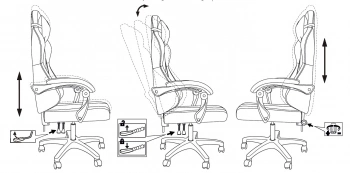 Кресло игровое Zombie  Rudger
