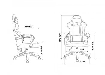 Кресло игровое Zombie  Rudger