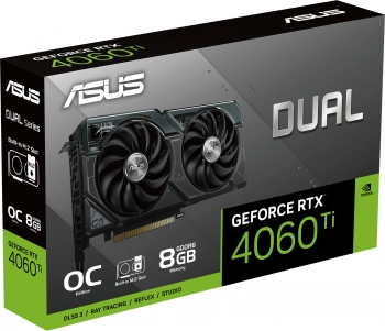 Видеокарта Asus PCI-E 4.0  DUAL-RTX4060TI-O8G-SSD