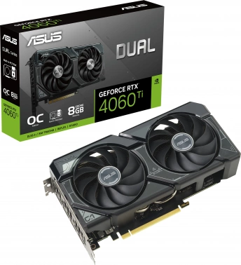 Видеокарта Asus PCI-E 4.0  DUAL-RTX4060TI-O8G-SSD