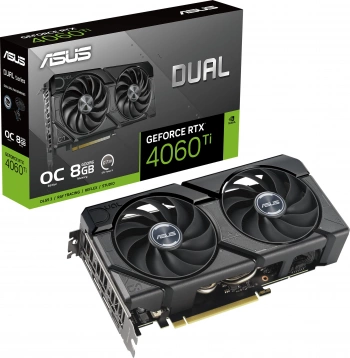 Видеокарта Asus PCI-E 4.0  DUAL-RTX4060TI-O8G-EVO