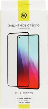 Защитное стекло для экрана Redline черный для Huawei Nova 12i 2.5D 1шт. (УТ000039119)