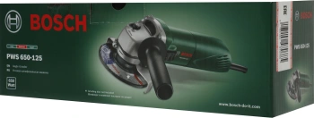 Углошлифовальная машина Bosch PWS 650-125
