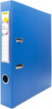 Папка-регистратор Silwerhof A4 50мм двусторон.ПВХ синий мет.окант. сборная (упак.:2шт)