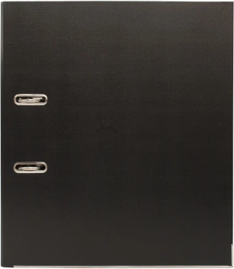 Папка-регистратор Silwerhof A4 50мм двусторон.ПВХ черный мет.окант. сборная (упак.:2шт)