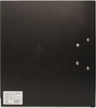 Папка-регистратор Silwerhof A4 50мм двусторон.ПВХ черный мет.окант. сборная (упак.:2шт)