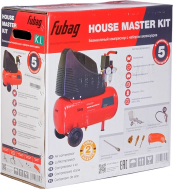 Компрессор поршневой Fubag House Master Kit