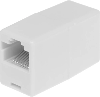 Адаптер Rexant 03-0101 проходной RJ45 кат.5E UTP бел.