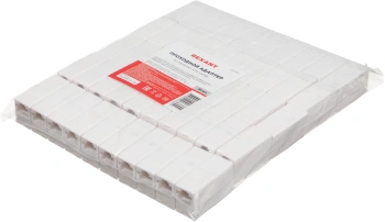 Адаптер Rexant 03-0101 проходной RJ45 кат.5E UTP бел.