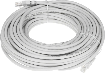 Патч-корд Rexant 18-1011 UTP RJ-45 вил.-вилка RJ-45 кат.5E 20м серый ПВХ