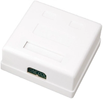 Розетка Rexant 03-0151 комп.RJ45 2 кат.5E UTP бел.