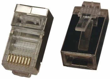 Коннектор Rexant (05-1023) FTP кат.5E RJ45 прозрачный