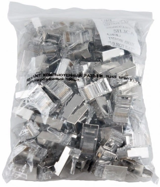 Коннектор Rexant (05-1023) FTP кат.5E RJ45 прозрачный