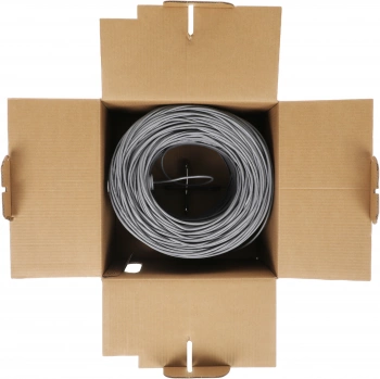 Кабель информационный PROconnect 01-0052 кат.5E UTP 4 пары 24AWG PVC внутренний 305м серый