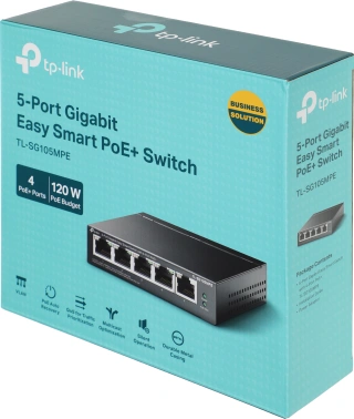 Коммутатор TP-Link  TL-SG105MPE