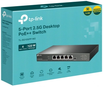 Коммутатор TP-Link  TL-SG105PP-M2