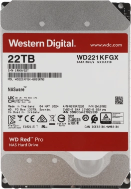 Жесткий диск WD SATA-III 22TB  WD221KFGX
