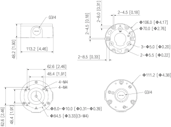 Монтажная коробка Dahua  DH-PFA3310R