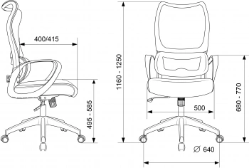 Кресло руководителя Бюрократ  Sigma 2
