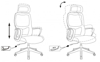 Кресло руководителя Бюрократ  Wise