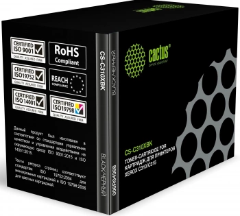 Картридж лазерный Cactus CS-C310XBK