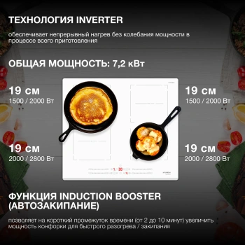 Индукционная варочная поверхность Hyundai HHI 6787 WG