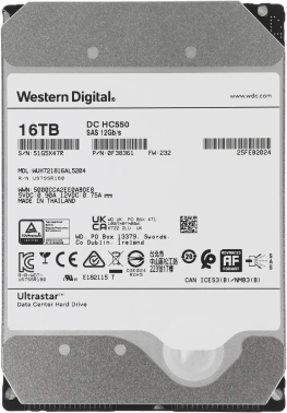 Жесткий диск WD SAS 3.0 16TB 0F38361  WUH721816AL5204