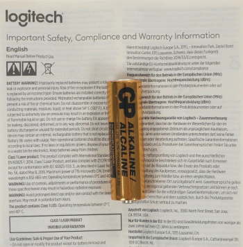 Мышь Logitech M240 Silent