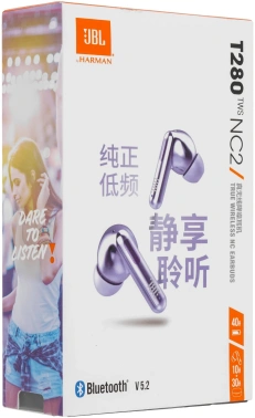 Гарнитура внутриканальные JBL Tune 280 TWS NC2