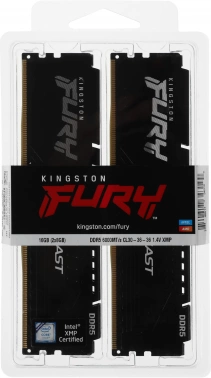 Память DDR5 2x8GB 6000MHz Kingston  KF560C30BBK2-16