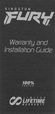 Память DDR5 16GB 6800MHz Kingston  KF568C34BWE-16