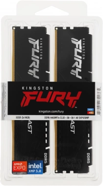 Память DDR5 2x16GB 6400MHz Kingston  KF564C32BBEK2-32