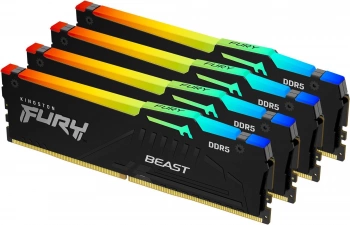 Память DDR5 4x16GB 5200MHz Kingston  KF552C40BBAK4-64