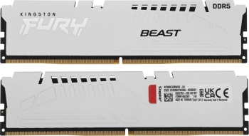 Память DDR5 2x32GB 6000MHz Kingston  KF560C30BWK2-64