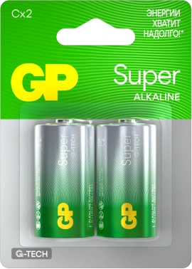 Батарея GP Super G-Tech Alkaline 14A LR14
