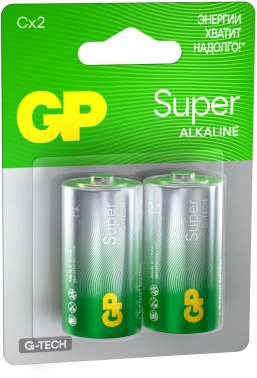 Батарея GP Super G-Tech Alkaline 14A LR14