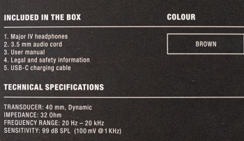Гарнитура накладные Marshall Major IV