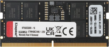 Память DDR5 16GB 6000MHz Kingston  KF560S38IB-16
