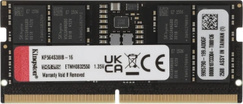 Память DDR5 16GB 6400MHz Kingston  KF564S38IB-16