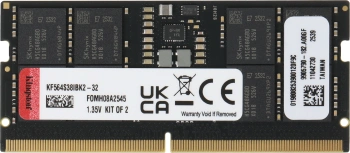 Память DDR5 2x16GB 6400MHz Kingston  KF564S38IBK2-32