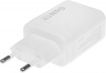 Сетевое зар./устр. BoraSCO 45W 3A (PD+QC) USB/USB Type-C универсальное белый (52390)