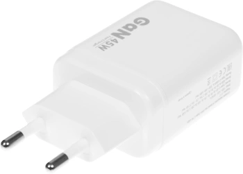 Сетевое зар./устр. BoraSCO 45W 3A (PD+QC) USB/USB Type-C универсальное белый (52389)