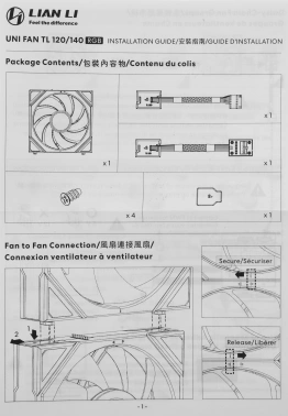 Вентилятор для корпуса Lian-Li  Uni Fan TL 120