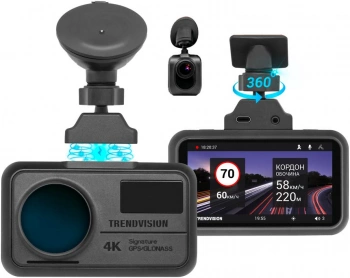 Видеорегистратор TrendVision TDR-725 Real 4K 2CH