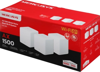 Бесшовный Mesh роутер Mercusys Halo H60X(3-pack)