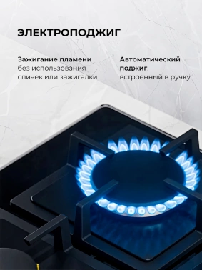 Газовая варочная поверхность Lex GVG 644A BBL