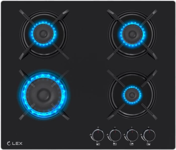 Газовая варочная поверхность Lex GVG 643A BBL