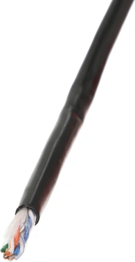 Кабель информационный Rexant 01-0045 кат.5E UTP 4 пары 24AWG PE внешний 305м черный